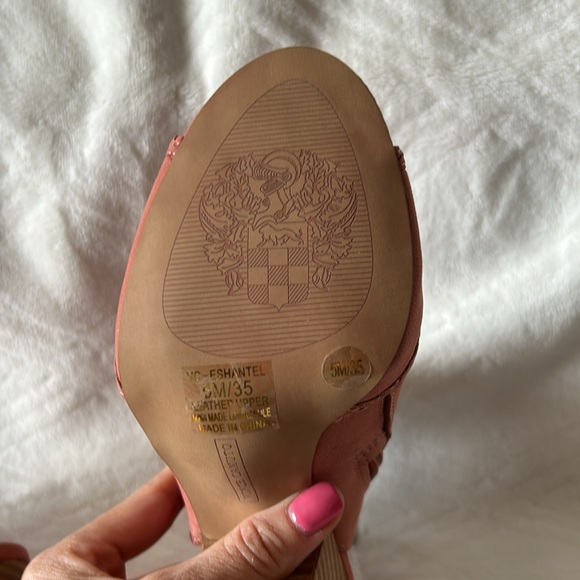 Vince Camuto Eshantel Dress Sandals (between peach and dusty pink) - Picture 6 of 9